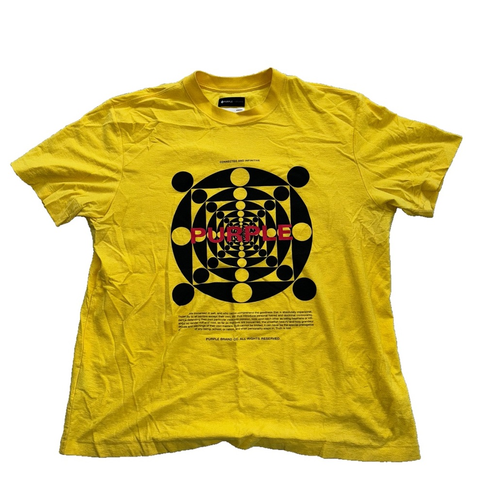Yellow PURPLE shirt